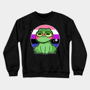 pride frog- Genderfluid Variant Crewneck Sweatshirt